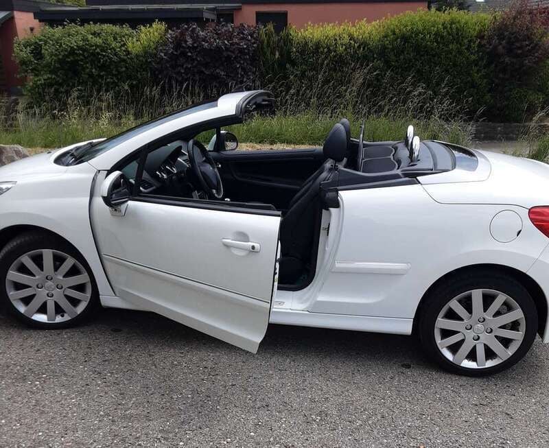 Weiß Gebraucht 2013 Peugeot 207 CC Cabrio | 5.100 € (Fairer Preis) - Bild 1/4