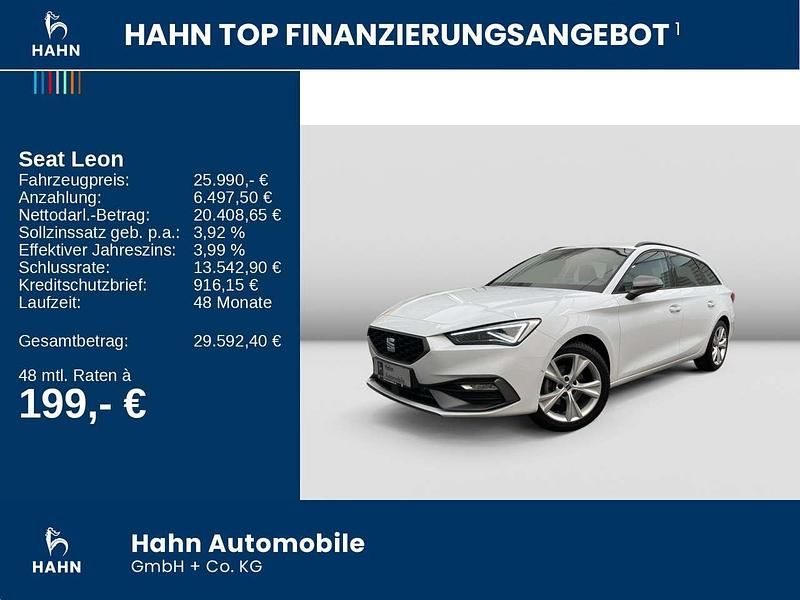 Weiß Gebraucht 2024 Seat Leon FR Limousine | 25.990 € (Fairer Preis) - Bild 1/1
