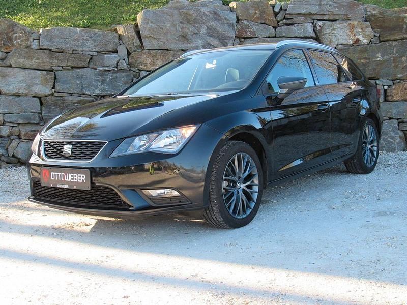 Gebraucht Seat Leon ST CONNECT 110 PS (80 kW) 2015 Schwarz Kombi