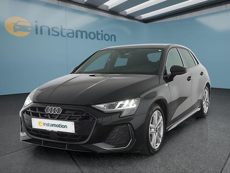 Schwarz Gebraucht 2025 Audi A3 Sportback Kleinwagen | 33.749 € (Superpreis) - Bild 1/4