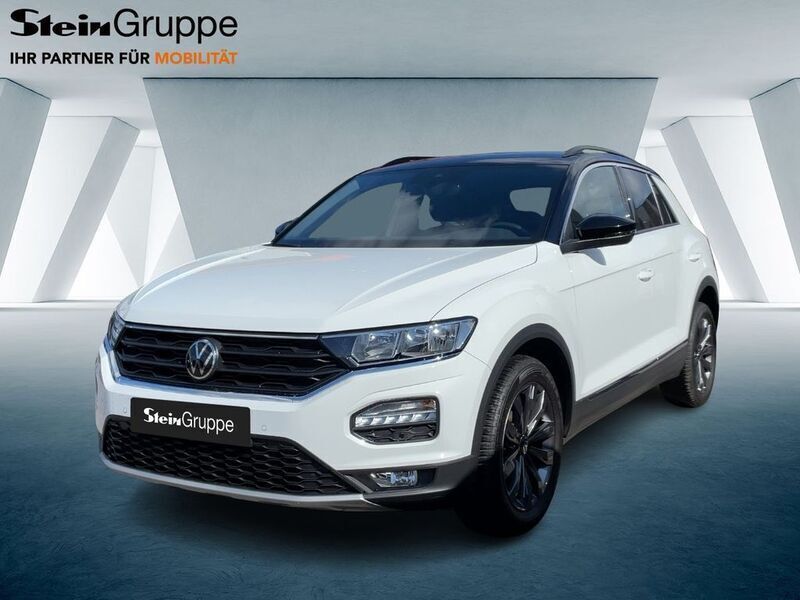 Pure white schwarz Gebraucht 2021 VW T-Roc Sport SUV | 24.330 € (Fairer Preis) - Bild 1/4