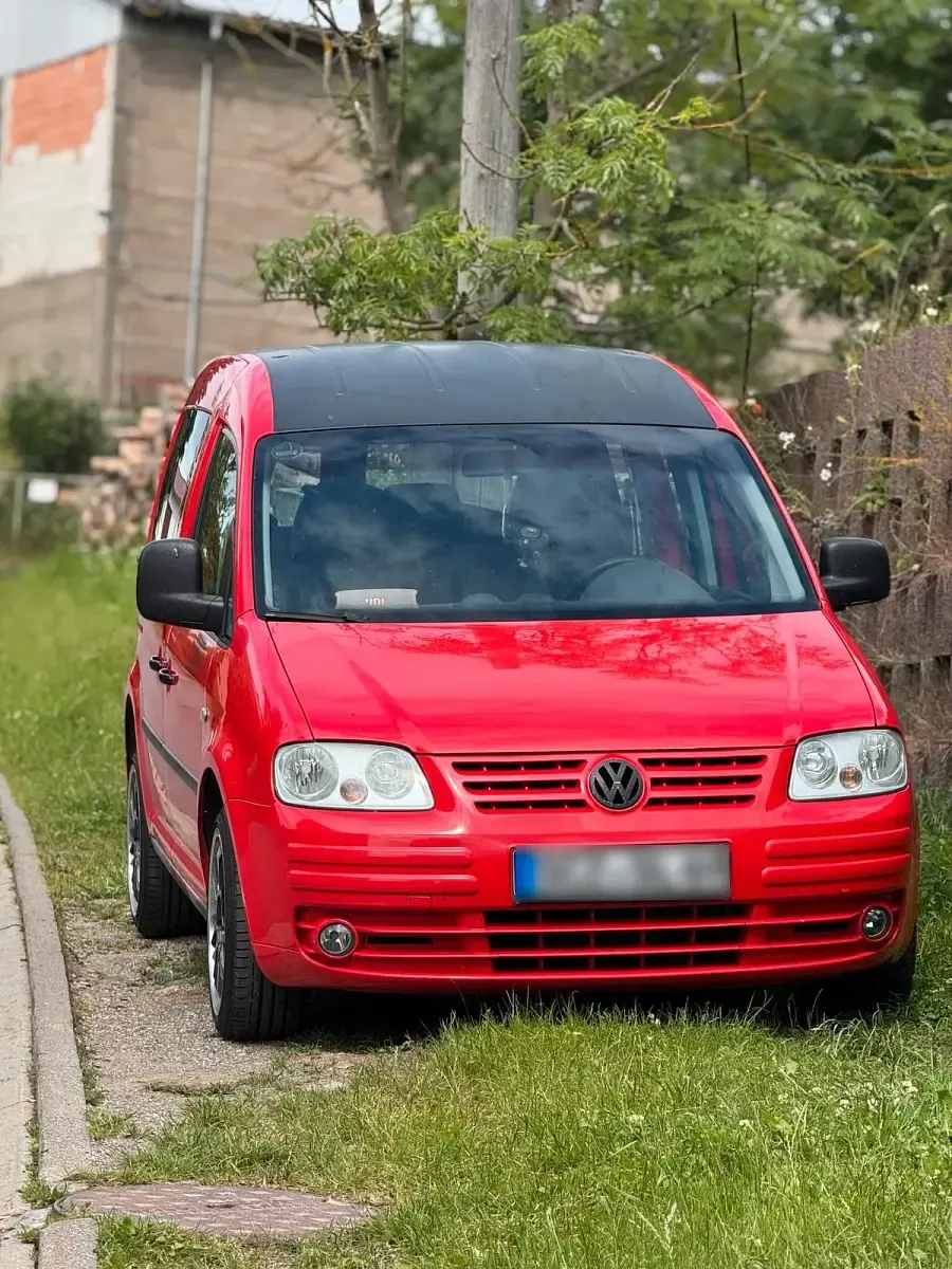 Gebraucht VW Caddy Life 105 PS (77 kW) 2004 Rot Van / Kleinbus