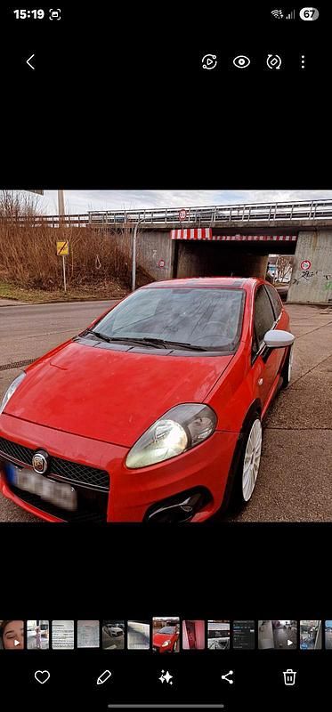 Gebraucht Abarth Grande Punto 215 PS (158 kW) 2008 Rot Kleinwagen