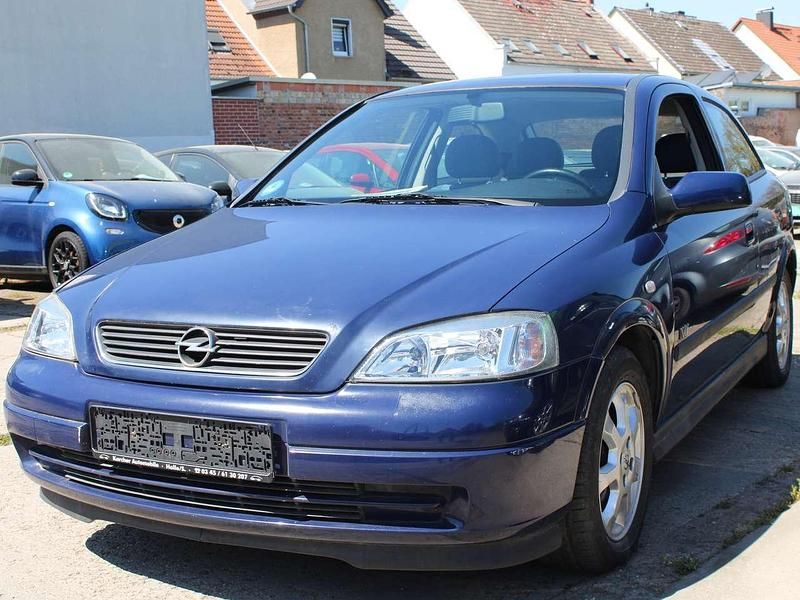 Gebraucht Opel Astra Comfort 101 PS (74 kW) 2003 Blau Limousine