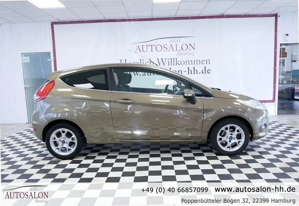 Gebraucht Ford Fiesta Titanium 82 PS (60 kW) 2012 Braun Kleinwagen