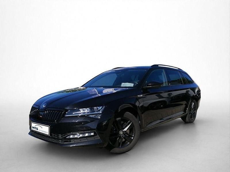 Schwarz Gebraucht 2022 Skoda Superb SportLine Limousine | 33.650 € (Guter Preis) - Bild 1/4