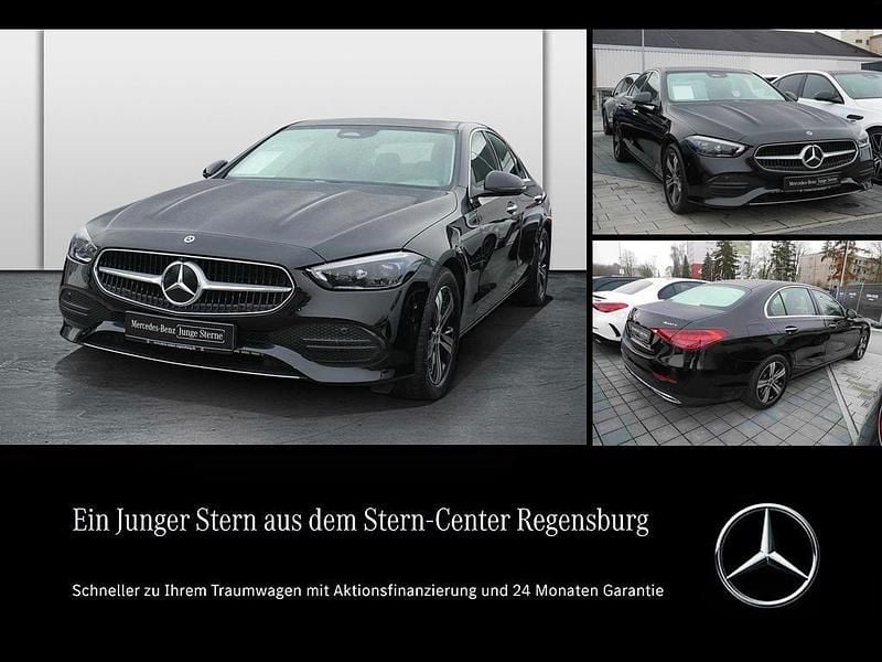 Metalliclack obsidianschwarz Gebraucht 2022 Mercedes C200 Avantgarde Limousine | 32.880 € (Superpreis) - Bild 1/4