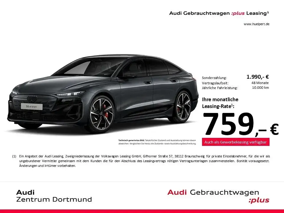 Gebraucht Audi S6 e-tron Sport 369 kW (503 PS) 2025 Daytonagrau perleffekt Limousine