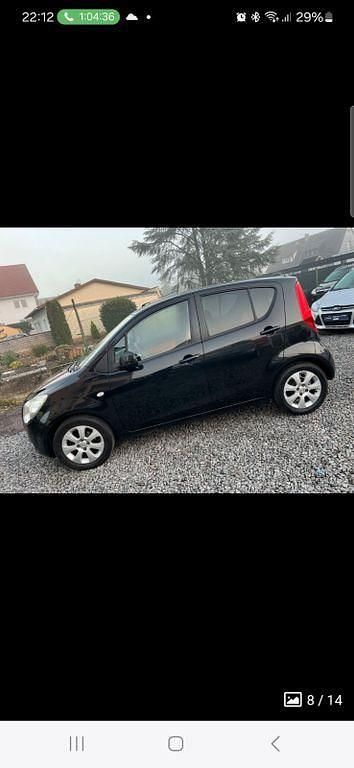 Gebraucht Opel Agila Edition 68 PS (50 kW) 2009 Schwarz Kleinwagen