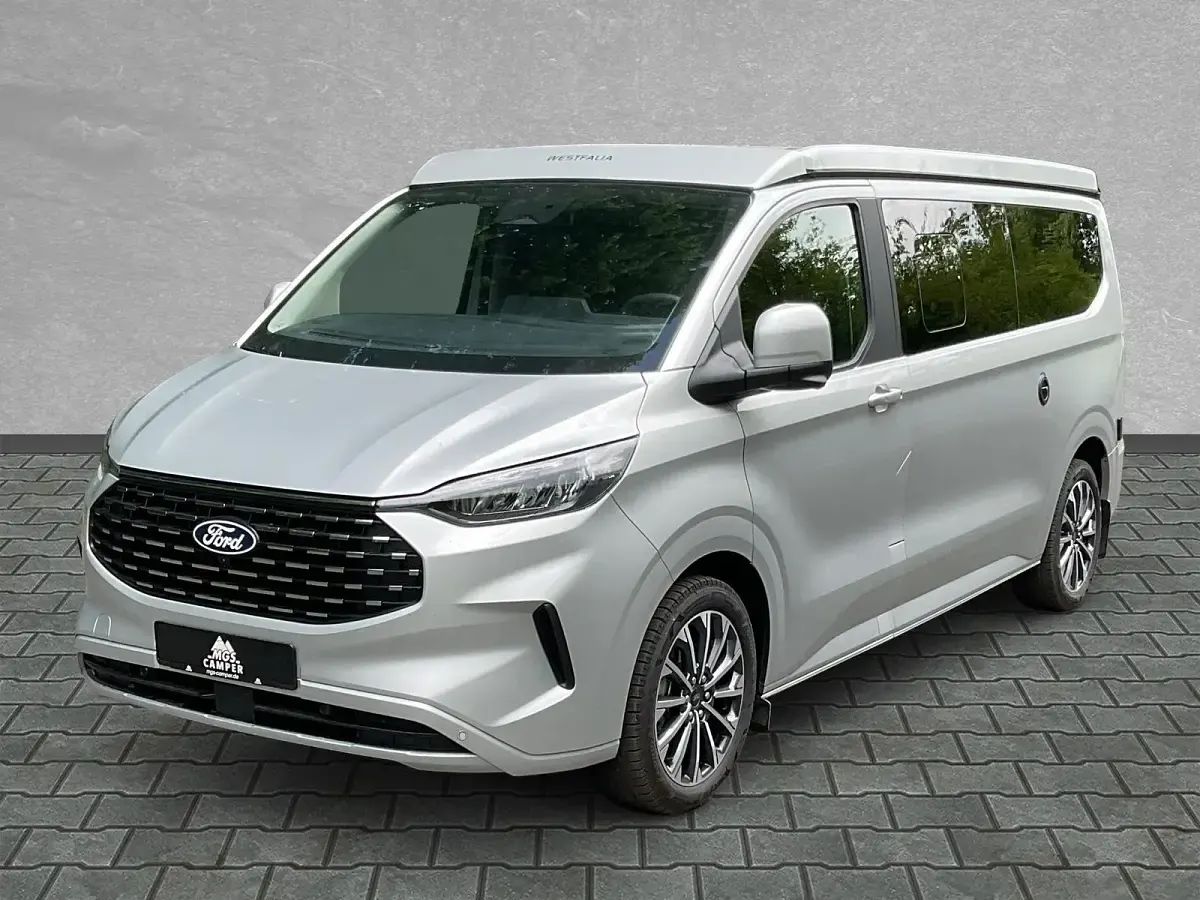 Neu Ford Tourneo Custom Nugget 150 PS (110 kW) 2025 Moondust silver metallic Van
