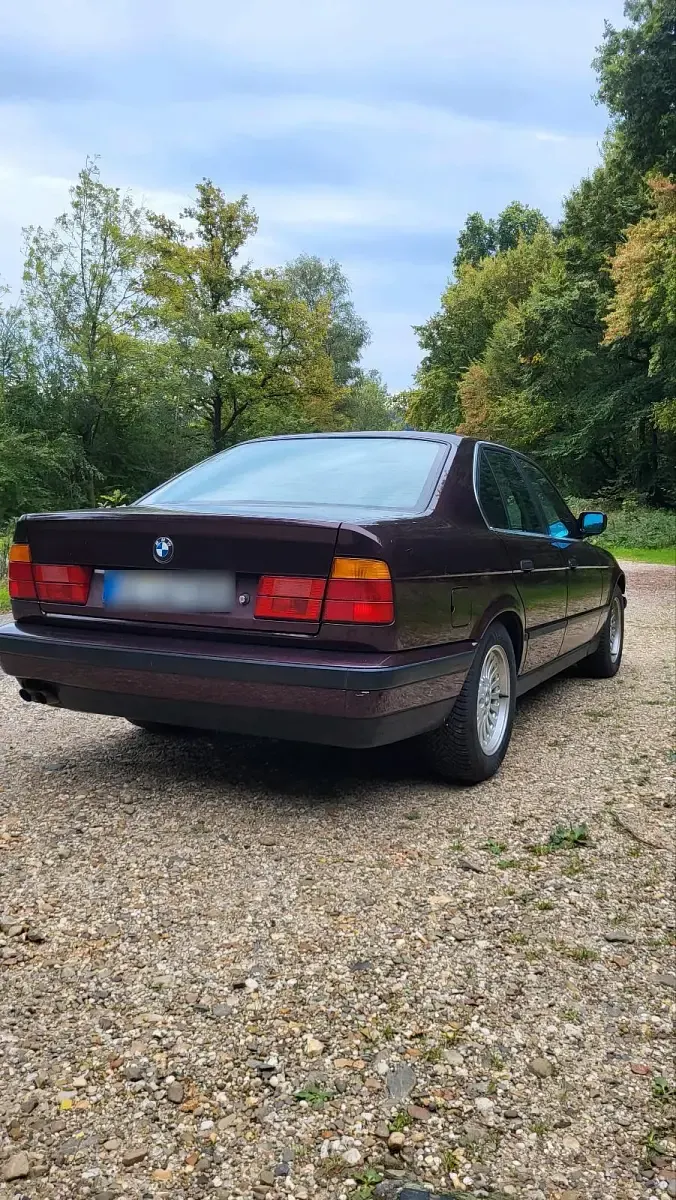 Gebraucht BMW 520 150 PS (110 kW) 1991 Rot Limousine