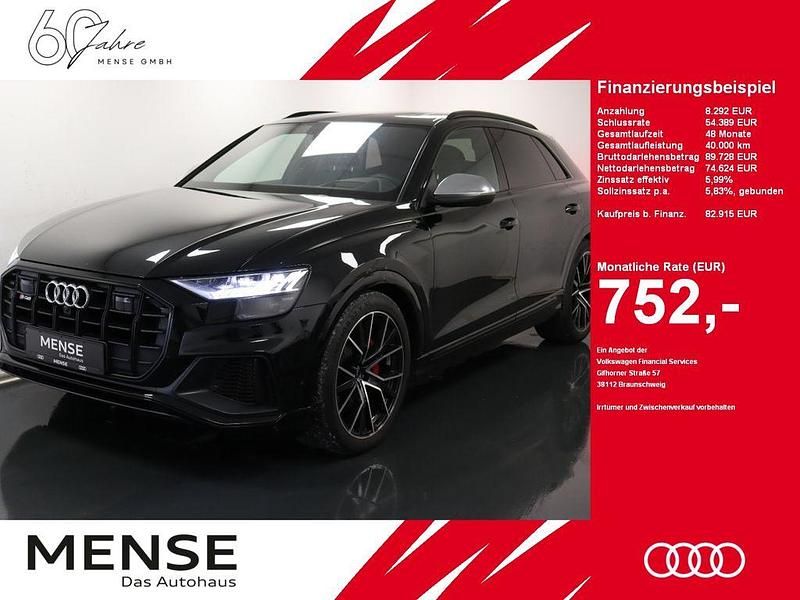 Mythosschwarz metallic Gebraucht 2023 Audi SQ8 Ambiente SUV | 82.915 € (Guter Preis) - Bild 1/4