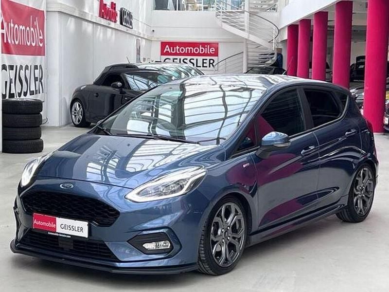 Blau Gebraucht 2019 Ford Fiesta ST-Line Kleinwagen | 10.900 € (Guter Preis) - Bild 1/4