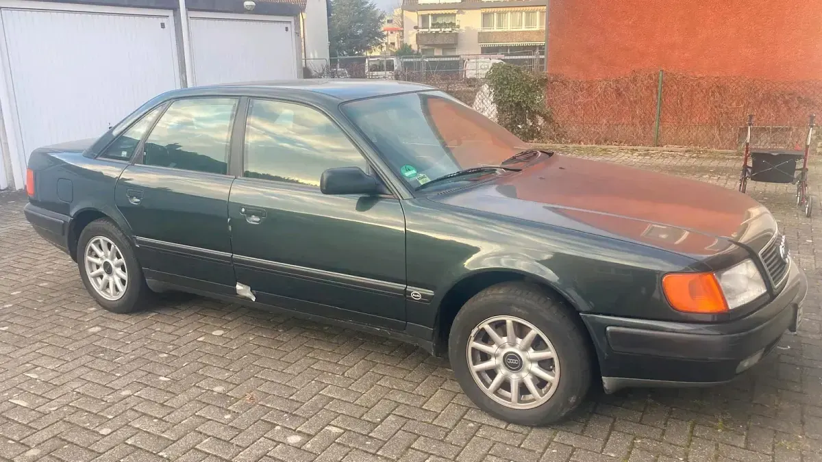 Brugt Audi 100 Basis 1992 Grøn Sedan
