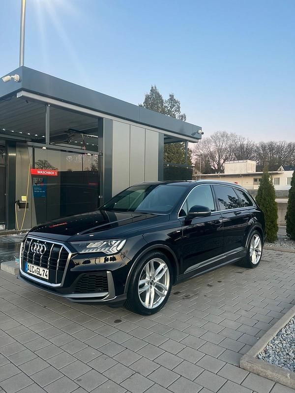 Schwarz Gebraucht 2019 Audi Q7 S-Line SUV | 54.000 € - Bild 1/4