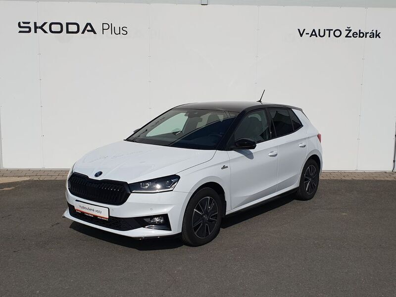 Weiß Gebraucht 2023 Skoda Fabia Monte Carlo Kleinwagen | 20.166 € (Guter Preis) - Bild 1/4