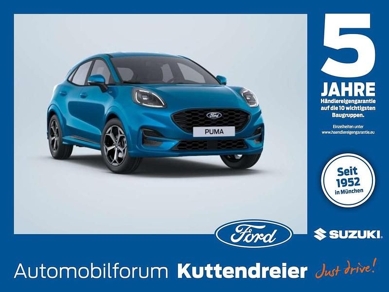 Digital aqua blue metallic Neu 2025 Ford Puma ST-Line SUV | 28.000 € (Fairer Preis) - Bild 1/3