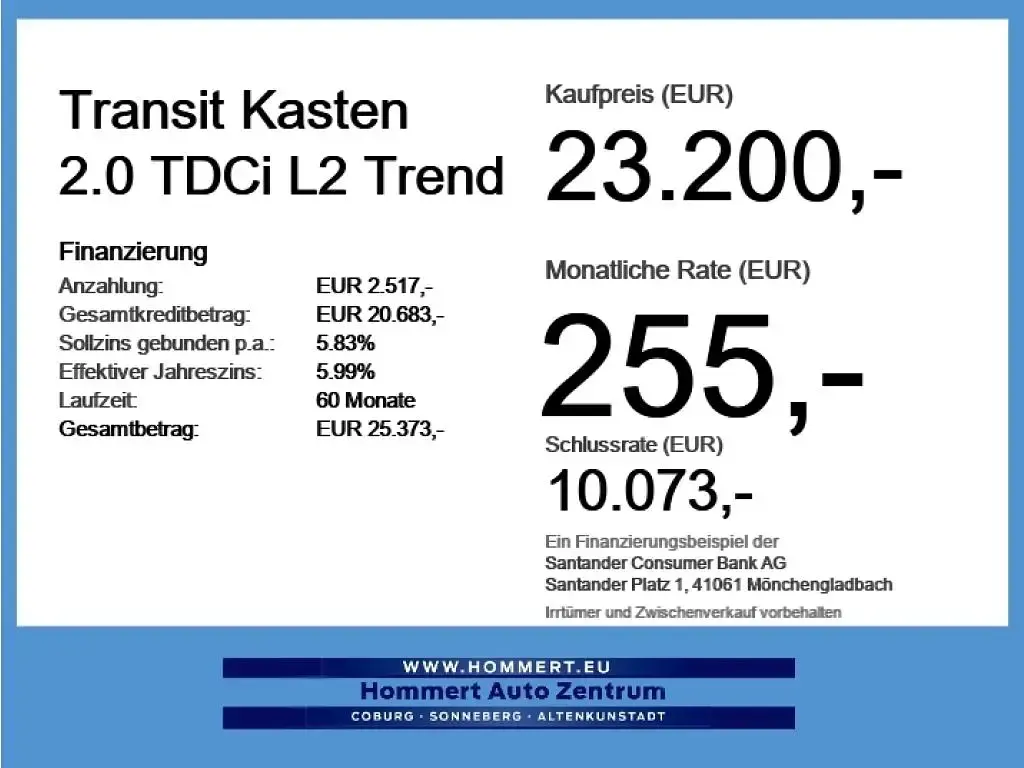 Używany Ford Transit Trend 131 KM (96 kW) 2023 Biały Van