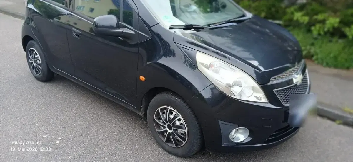 Gebraucht Chevrolet Spark 82 PS (60 kW) 2011 Schwarz Kleinwagen