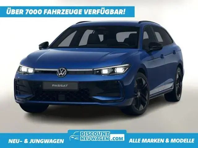 Reef blue metallic Neu 2024 VW Passat R-line Kombi | 48.173 € (Superpreis) - Bild 1/4