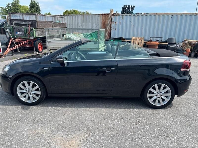 Schwarz Gebraucht 2013 VW Golf Cabriolet Cabrio | 6.300 € (Fairer Preis) - Bild 1/4