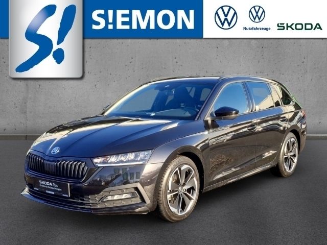 Schwarz Gebraucht 2024 Skoda Octavia SportLine Kombi | 32.930 € (Fairer Preis) - Bild 1/4