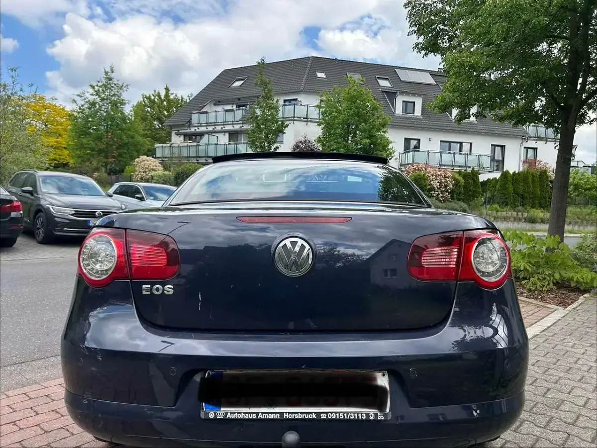 Brugt VW Eos 140 HK (102 kW) 2008 Blå Cabriolet