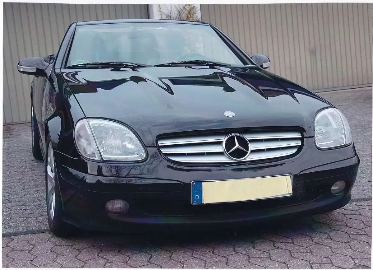 Usata Mercedes SLK200 163 CV (119 kW) 2004 Nero Cabrio