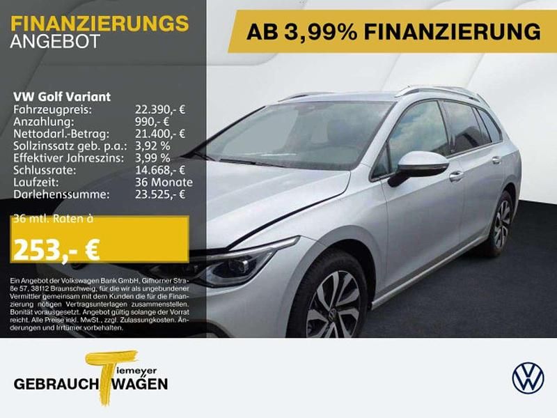Silber Gebraucht 2023 VW Golf VIII Active Kombi | 22.390 € (Superpreis) - Bild 1/4