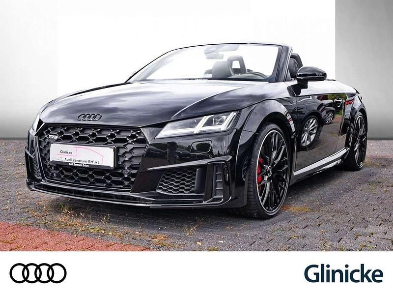 Mythosschwarz metallic Gebraucht 2021 Audi TTS Coupé | 49.980 € - Bild 1/4