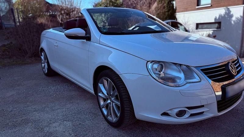 Gebraucht VW Eos Edition 200 PS (147 kW) 2009 Weiß Cabrio