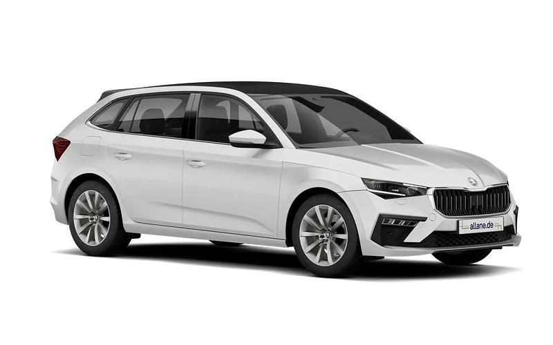 Moonweiß perleffekt Neu 2025 Skoda Scala Drive Kleinwagen | 36.470 € - Bild 1/4