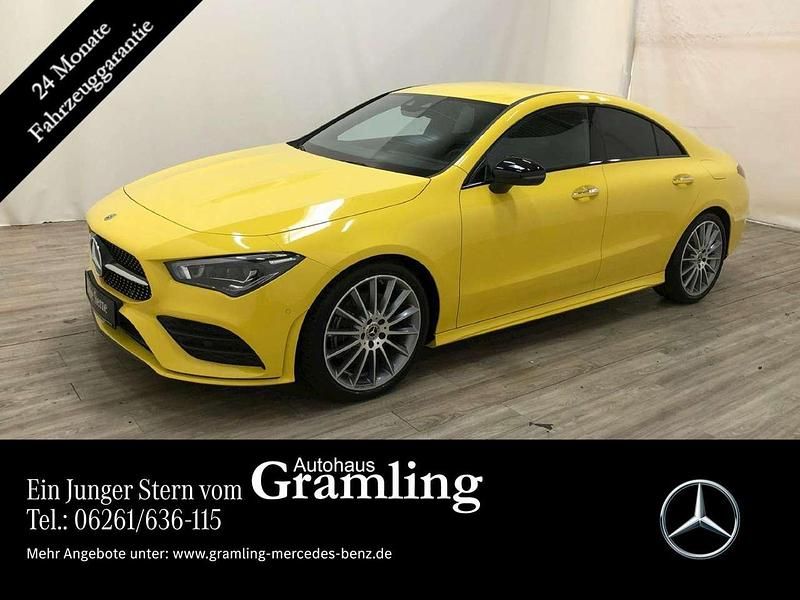 Unilack sonnengelb Gebraucht 2023 Mercedes CLA220 AMG Limousine | 37.398 € (Guter Preis) - Bild 1/4