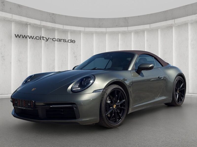 Aventuringrün Gebraucht 2021 Porsche 911 Carrera Cabriolet Cabrio | 122.900 € (Etwas zu teuer) - Bild 1/4