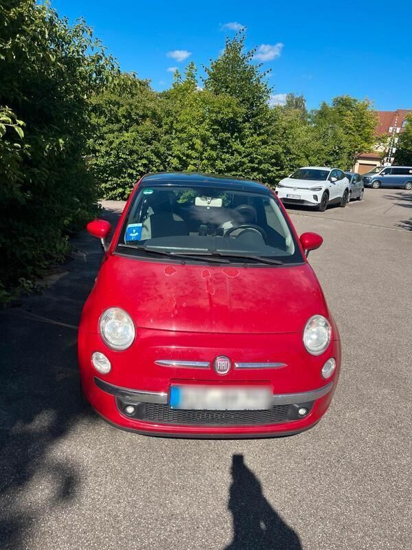 Rot Gebraucht 2008 Fiat 500 Lounge Kleinwagen | 3.800 € (Guter Preis) - Bild 1/4