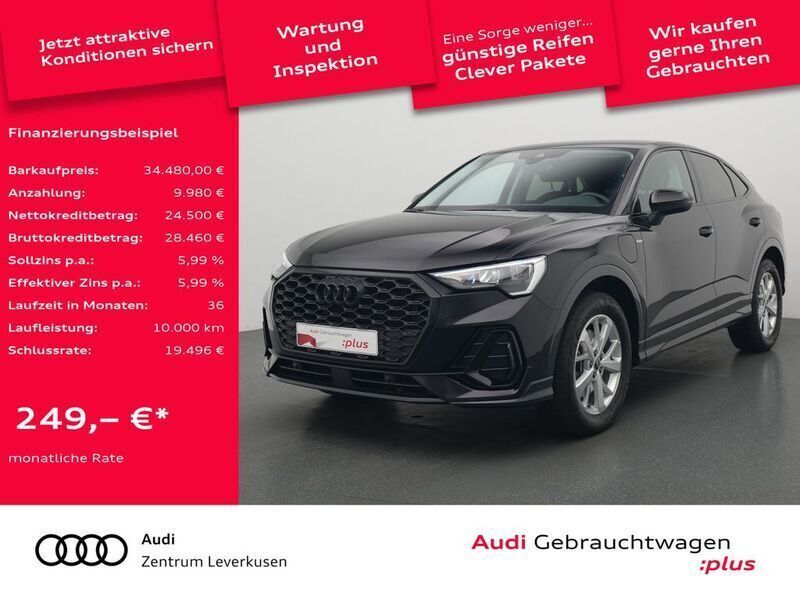 Mythosschwarz Gebraucht 2022 Audi Q3 Sportback S-Line SUV | 34.480 € (Guter Preis) - Bild 1/4