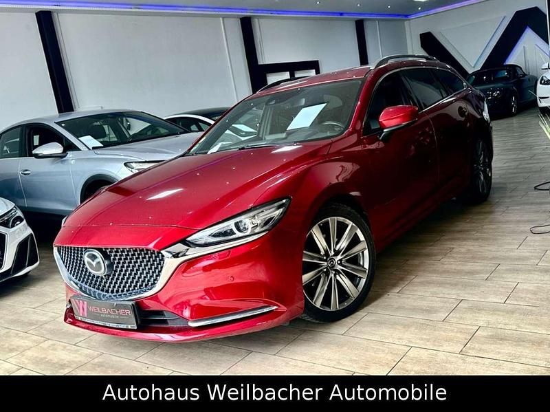 Soul red crystal m Gebraucht 2019 Mazda 6 Sports-Line Kombi | 13.490 € (Teuer) - Bild 1/4