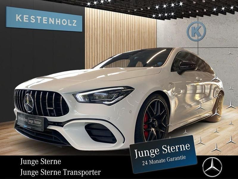 Gebraucht Mercedes CLA45 AMG AMG 421 PS (309 kW) 2021 Unilack polarweiß Kombi