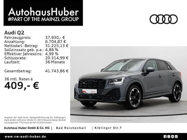 Grau Gebraucht 2024 Audi Q2 S-Line SUV | 36.860 € (Etwas zu teuer) - Bild 1/4
