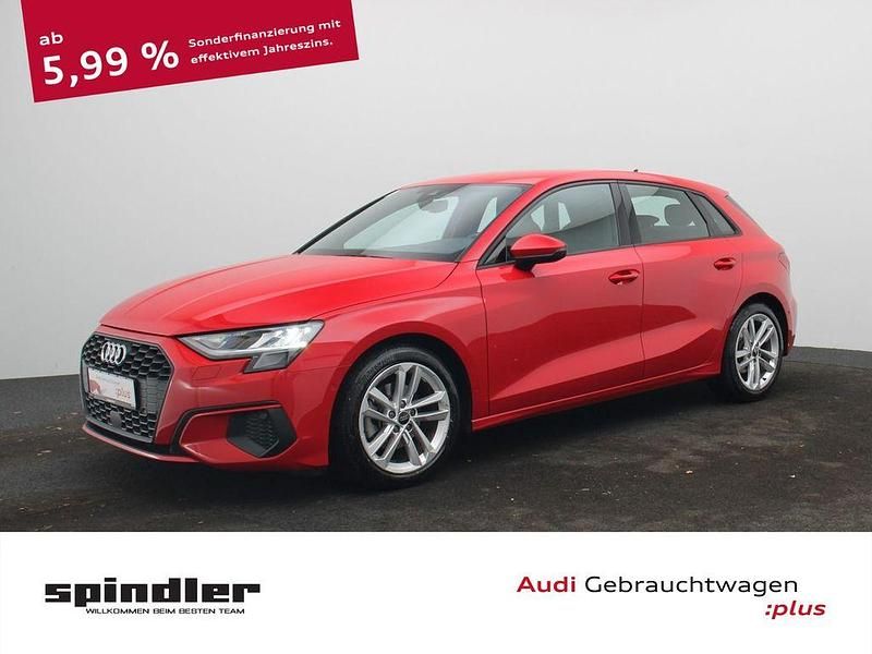 Tangorot metallic Gebraucht 2023 Audi A3 Ambiente Limousine | 26.680 € (Etwas zu teuer) - Bild 1/4