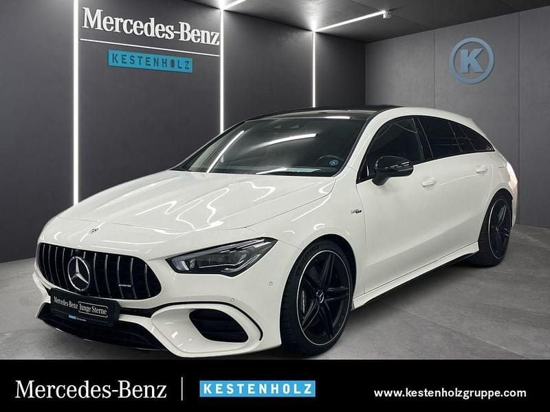 Weiß Gebraucht 2021 Mercedes CLA45 AMG AMG Limousine | 38.980 € (Guter Preis) - Bild 1/4