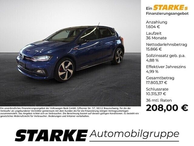 Deep black perleffekt Gebraucht 2018 VW Polo GTI Limousine | 17.470 € (Fairer Preis) - Bild 1/3