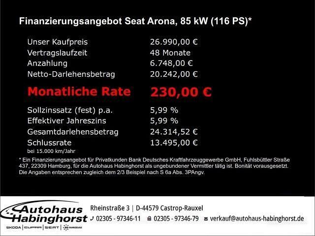Neu Seat Arona Style 116 PS (85 kW) 2025 Grau SUV