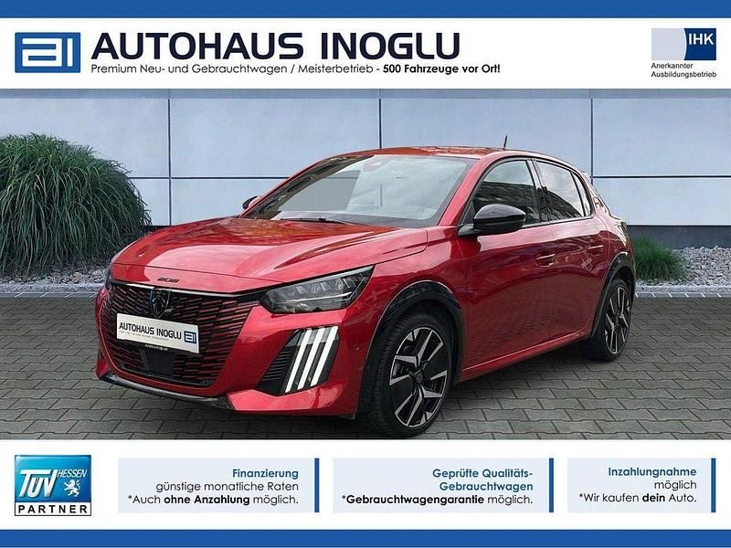 Rot elixir rot (metallic) Gebraucht 2024 Peugeot 208 GT Kleinwagen | 18.680 € - Bild 1/4