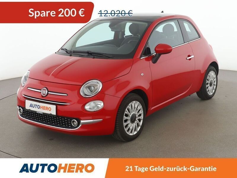Rot Gebraucht 2017 Fiat 500 Lounge Limousine | 11.820 € (Fairer Preis) - Bild 1/3