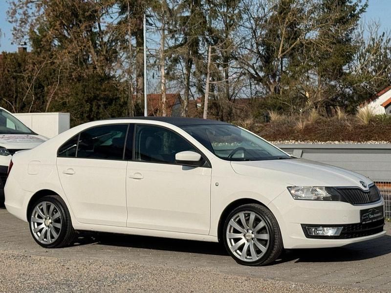 Gebraucht Skoda Rapid Ambition 122 PS (89 kW) 2013 Weiß Kleinwagen
