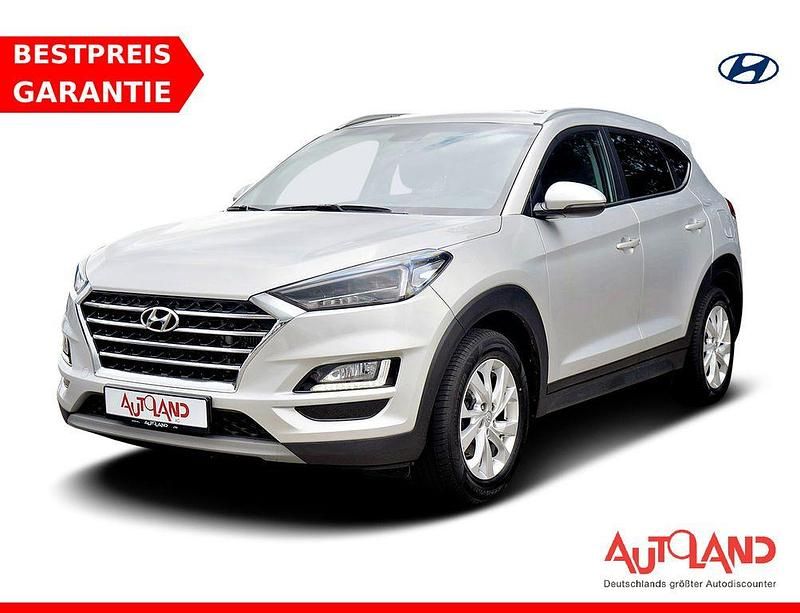 Platinumsilvermet. (metallic) Gebraucht 2019 Hyundai Tucson SUV | 20.490 € (Fairer Preis) - Bild 1/4