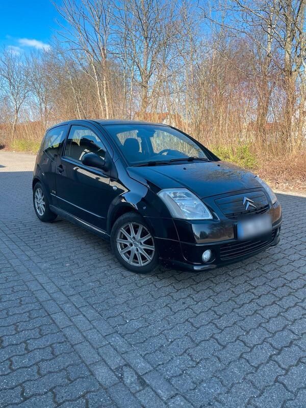 Schwarz Gebraucht 2008 Citroën C2 VTR Sport Kleinwagen | 1.500 € - Bild 1/4