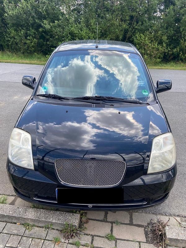 Schwarz Gebraucht 2007 Kia Picanto Kleinwagen | 500 € (Superpreis) - Bild 1/4