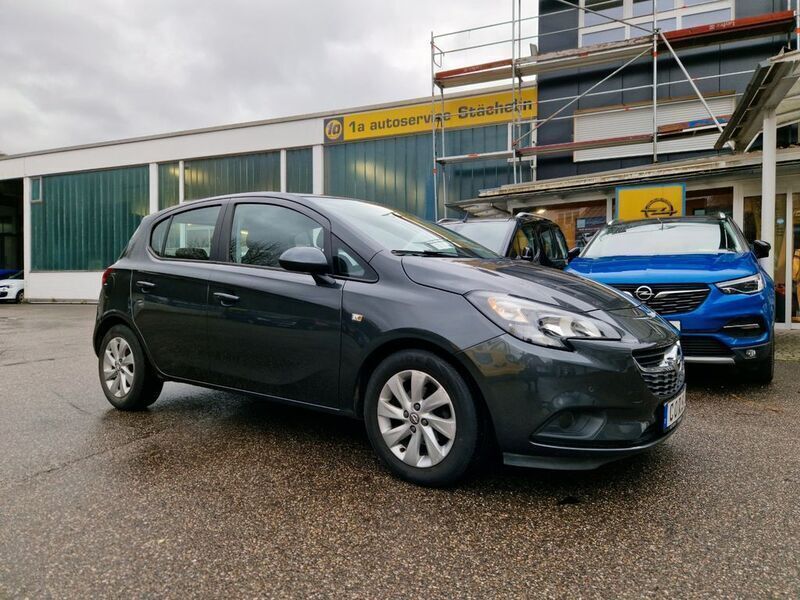Grau Gebraucht 2016 Opel Corsa Edition Kleinwagen | 10.480 € (Fairer Preis) - Bild 1/4
